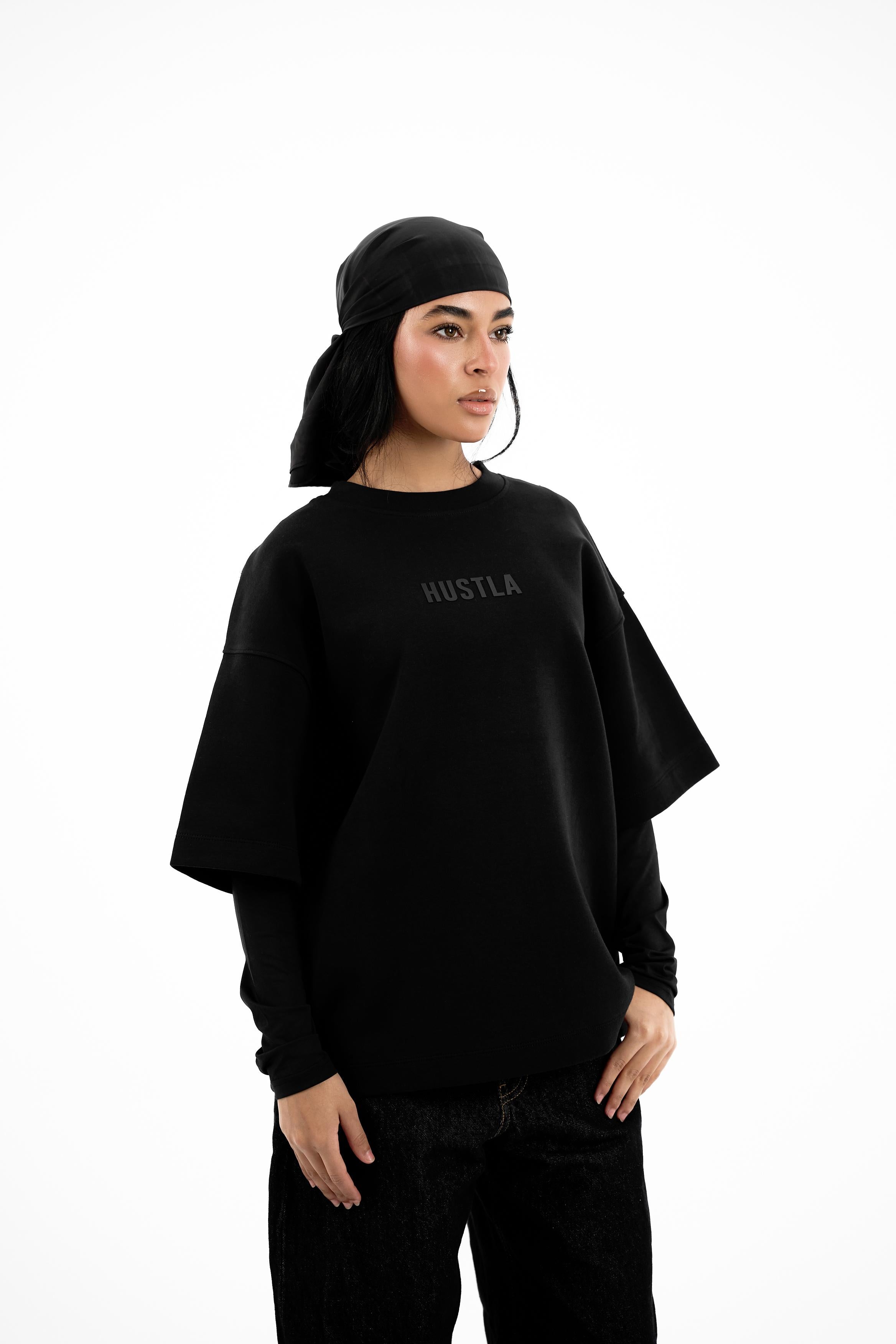 Hustla ِِAbove All  T-Shirt OverSized